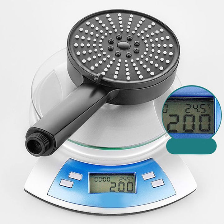 Lisslune | Modern Handheld Showerhead Adjustable Water Flow 5 Settings Wall Mounted Showerhead