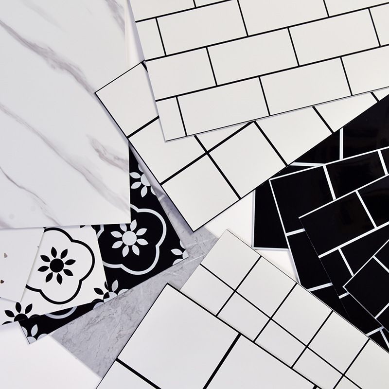 Lisslune | Single Tile Wallpaper Peel and Stick Wall Tile with Rectangular Shape