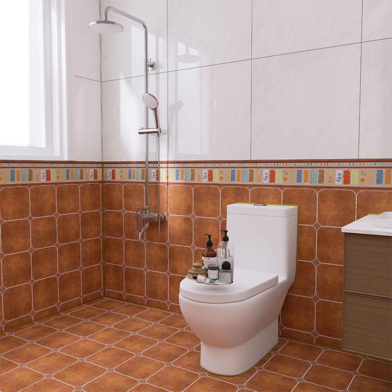 Lisslune | Peel and Stick PVC Floor Covering Matte Vinyl Flooring with Square Edge