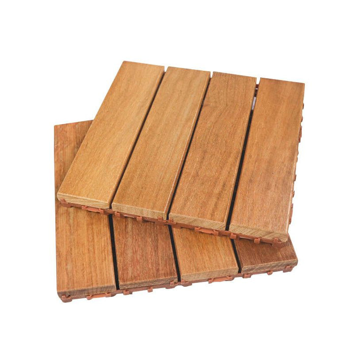 Lisslune | Classic Waterproof Terrace Decking Interlocking Composite Tiles