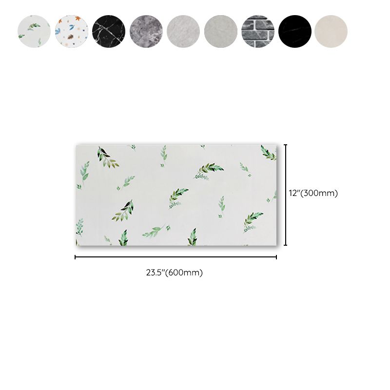 Lisslune | Rectangular fireproof tile PVC Single Peel & Stick tile for Backsplash Wall