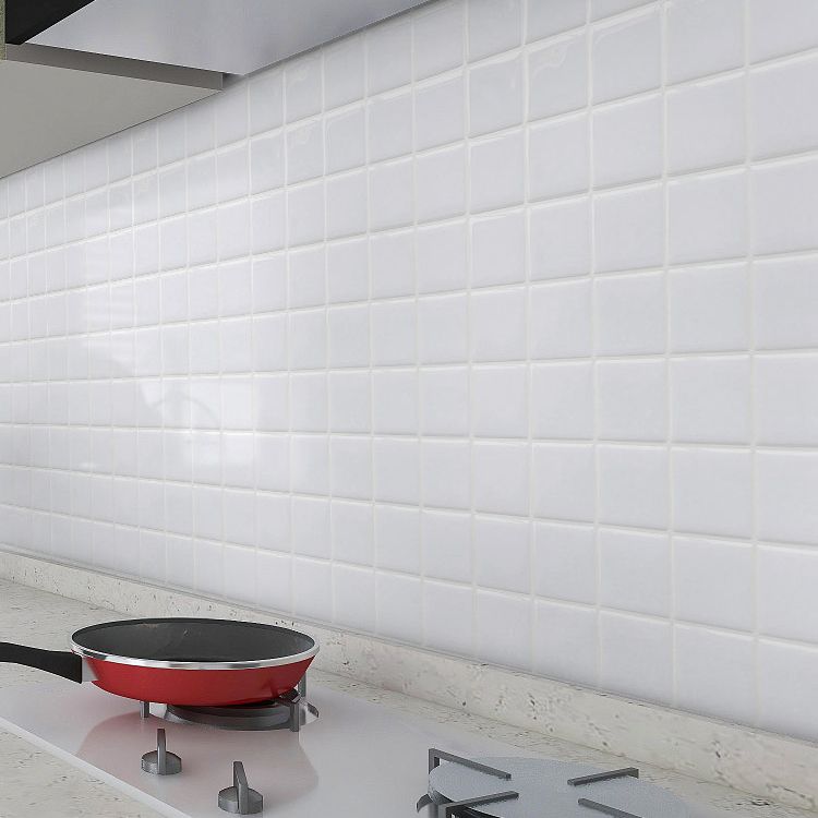 Lisslune | Mosaic Tile Wallpaper Plastic Grid Peel and Stick Wall Tile