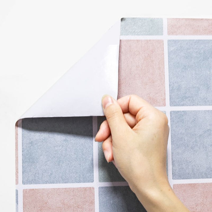 Lisslune | Mosaic Tile Peel and Stick Tile PVC Bathroom Waterproof Splashback Wall Tile