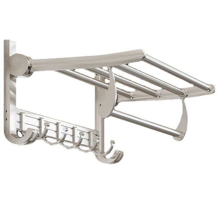 Lisslune | Modern Polished Chrome Bathroom Accessory Set Bathroom Shelf/Towel Holder/Paper Holder included