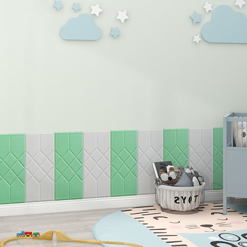 Lisslune | Modern PVC Cap Verflooring Smooth Wall Interior 3D Living Room Board Set of 2