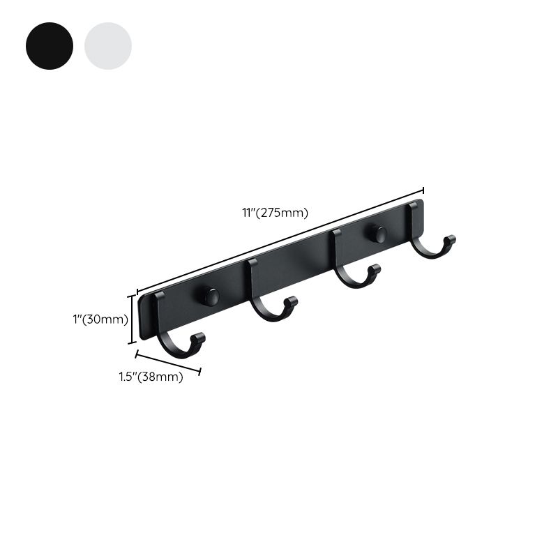 Lisslune | Modern Bathroom Accessories Set Silver/Black Bathroom Accessory Kit