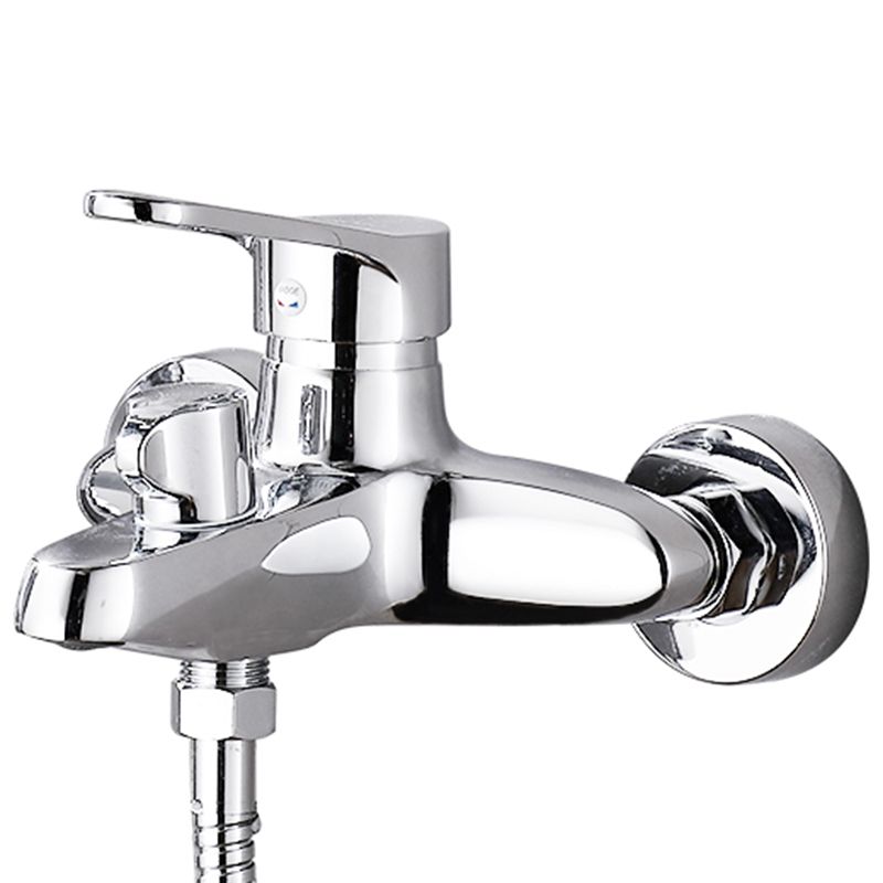 Lisslune | Tradition Fixed Bathtub Mixer Wall Mount Lever Handle Bathtub Mixer