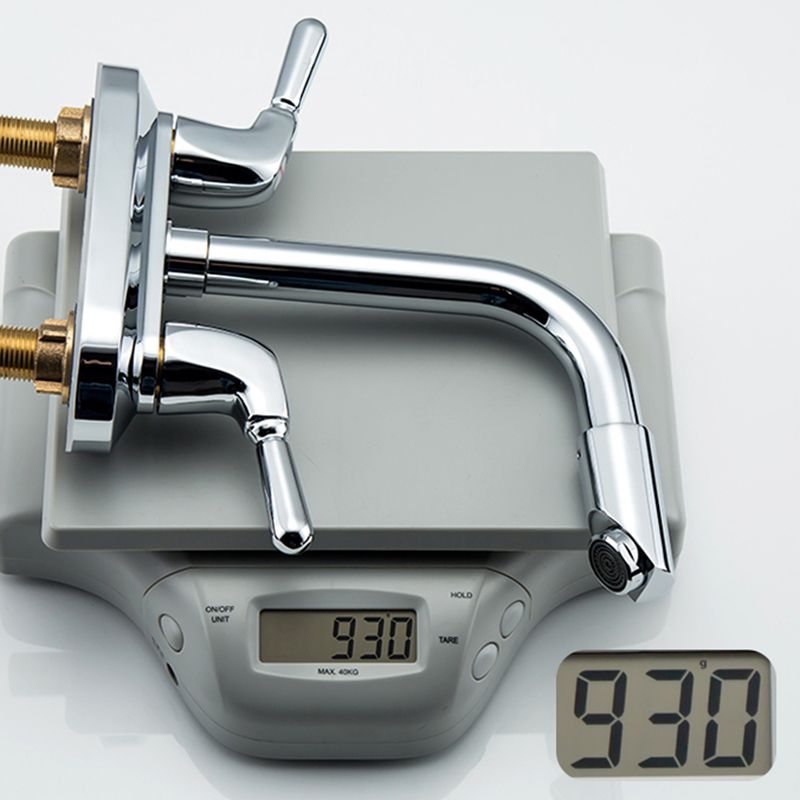Lisslune | 2-Handle Modern Vessel Sink Faucet Three-Way Bathroom Faucet
