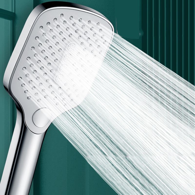 Lisslune | Rectangular Self-Cleaning Hand Shower Adjustable Spray Pattern Wall-Mounted Hand Shower