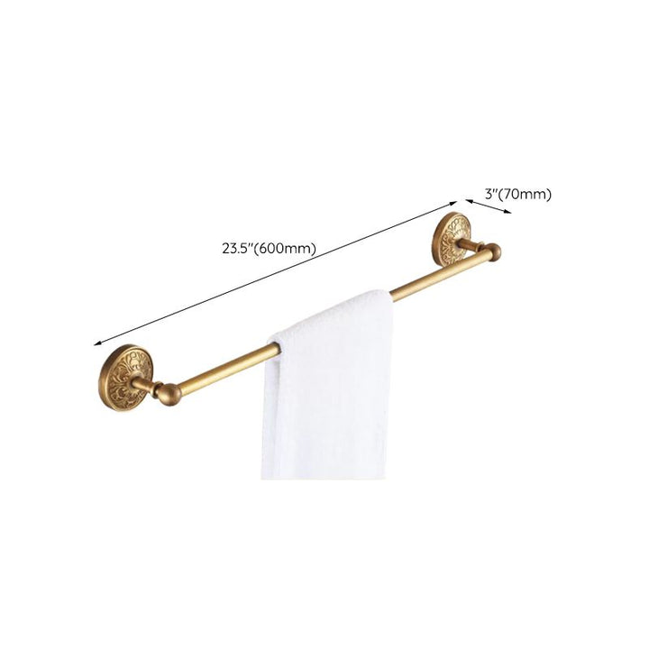 Lisslune | Traditional Bathroom Accessory Set Gold Paper Holder Bathroom Set
