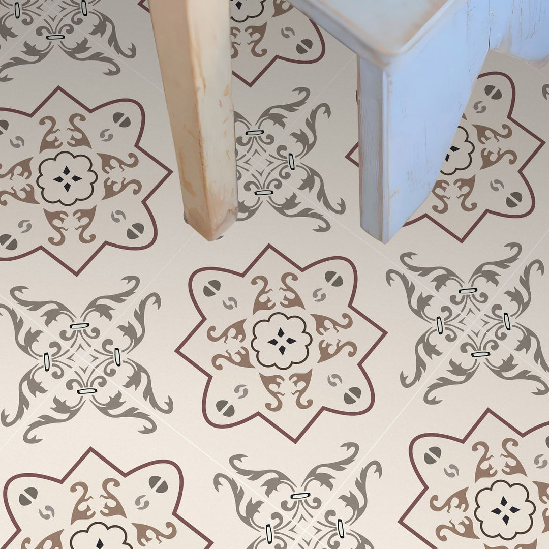 Lisslune | PVC Peel & Stick Square Tile Peel & Stick Tile
