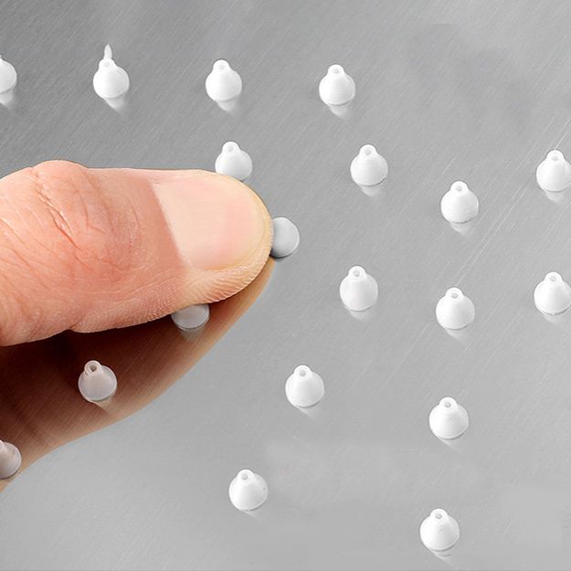 Lisslune | Stainless Steel Fixed Shower Head in Silver H2Okinetic Technology Shower Head