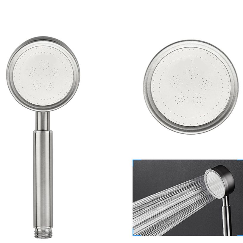 Lisslune | Round Handheld Shower Water Saving Showerhead Made of Stainless Steel