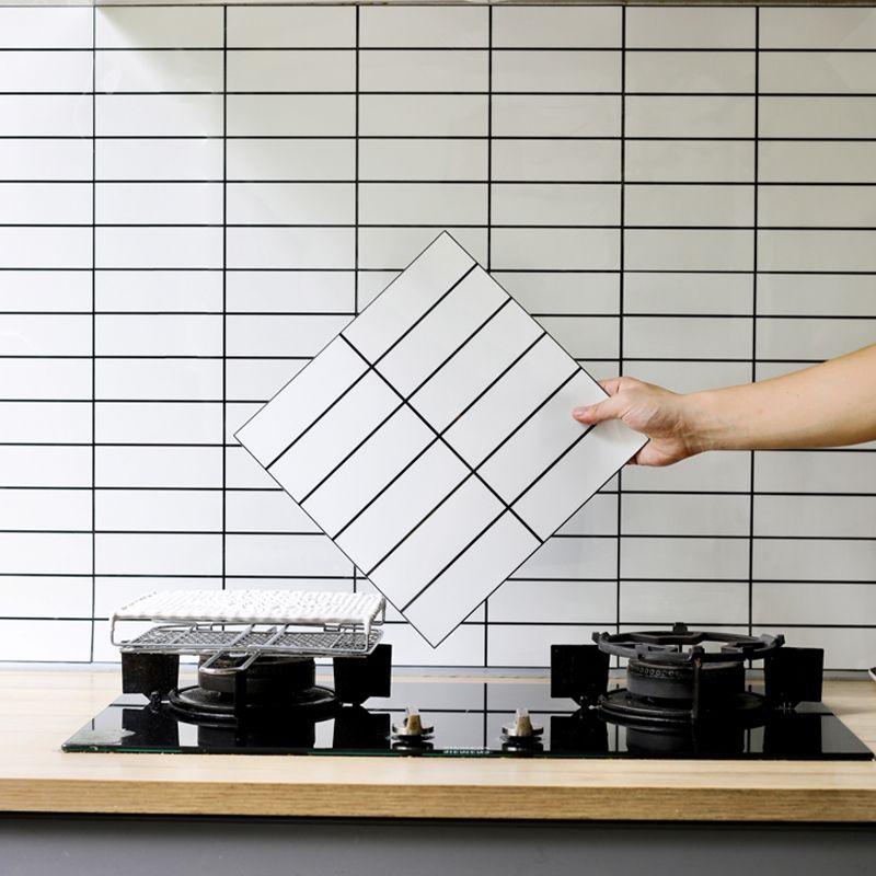Lisslune | Plastic Peel and Stick Tiles Modern Peel and Stick Tiles for Kitchen and Bathroom