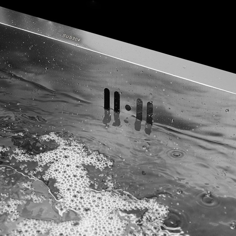 Lisslune | Classic sink made of stainless steel built-in sink with scratch-resistant basin for the kitchen