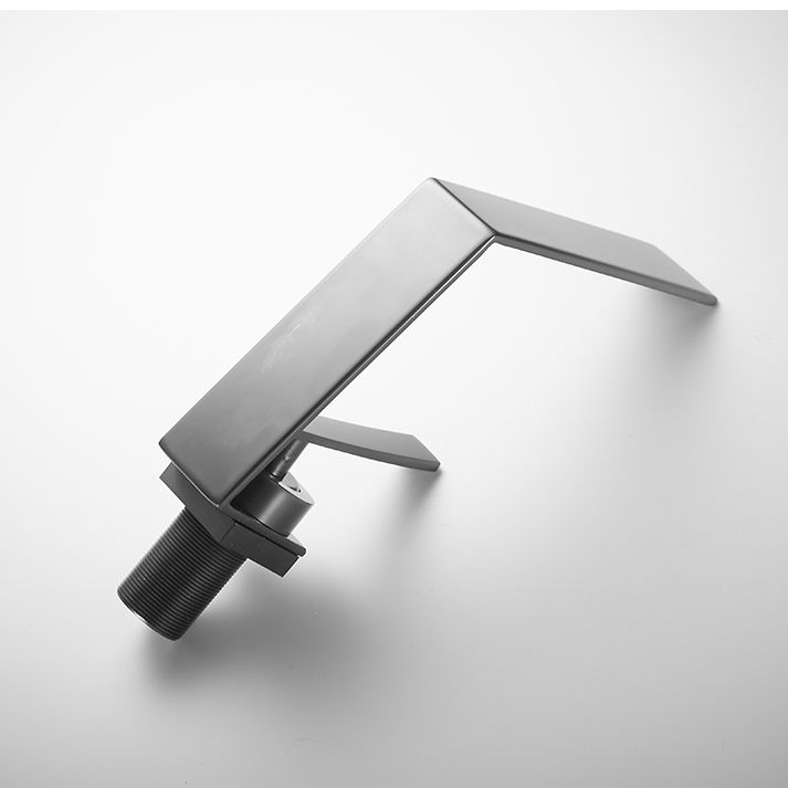 Lisslune | Metal Waterfall Spout Sink Faucet Lever Handles Vessel Sink Faucet