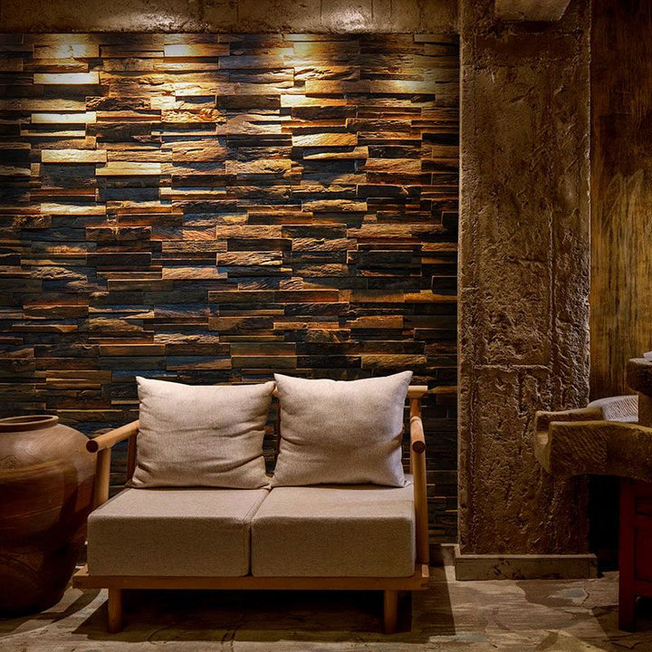 Lisslune | Solid Wood Wall Panel Modern Minimalist Living Space Commercial Wall Panel (1-Pack)