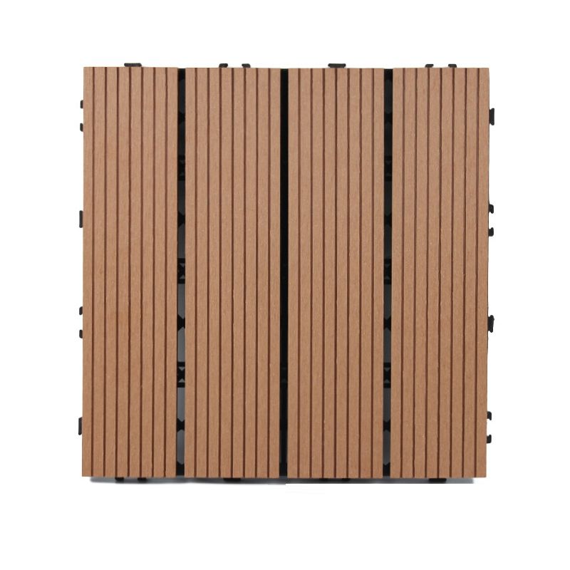 Lisslune | Classic interlocking deck boards Solid color patio tiles