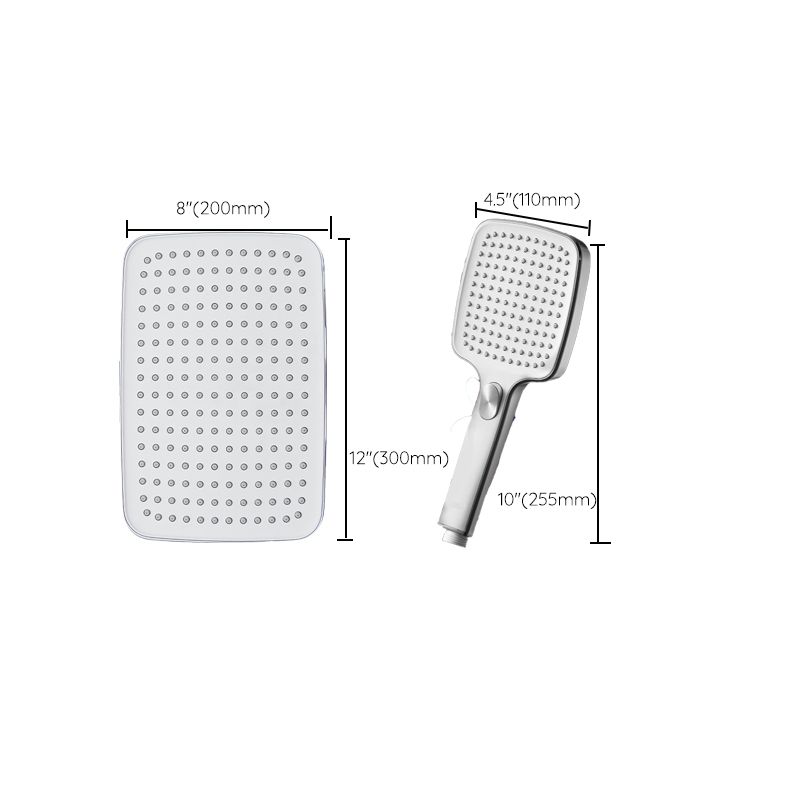 Lisslune | Contemporary Self-Cleaning Hand Shower 3 Spray Types Wall Mounted Hand Shower