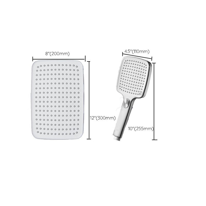 Lisslune | Contemporary Self-Cleaning Hand Shower 3 Spray Types Wall Mounted Hand Shower