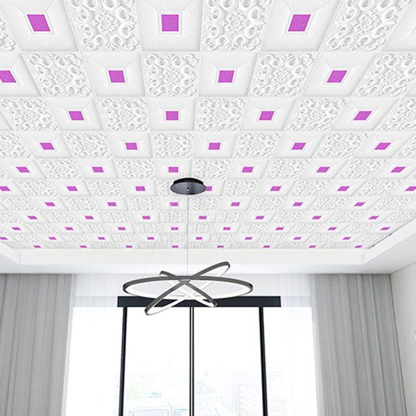 Lisslune | Modern Tin Back Wall Covering Smooth Wall Ceiling XPE Cotton Set of 1