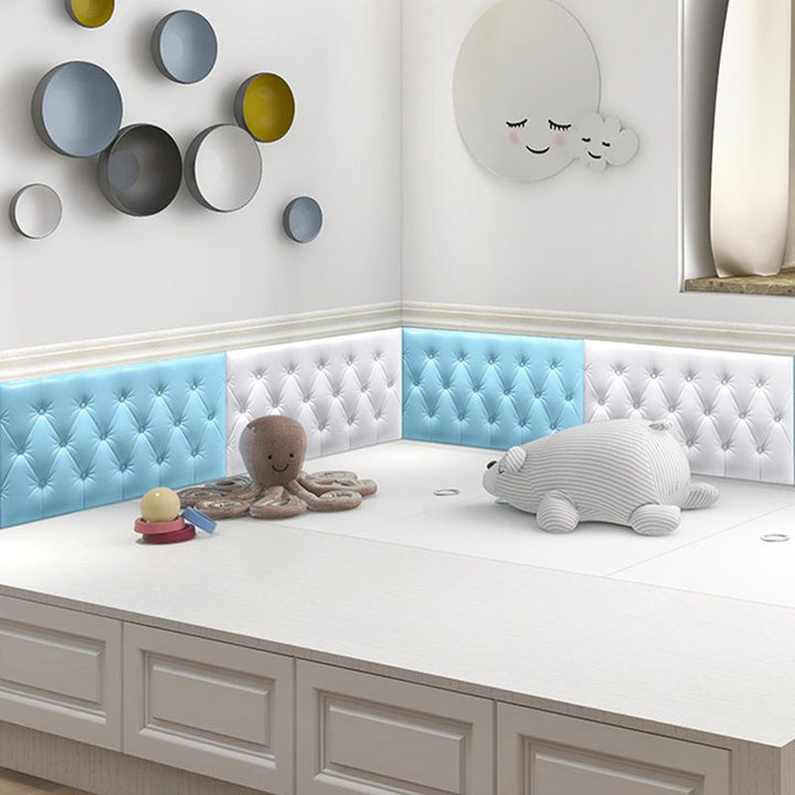 Lisslune | Upholstery Panel Modern Minimalist Living Room Bedroom Wall Panel (4-pack)