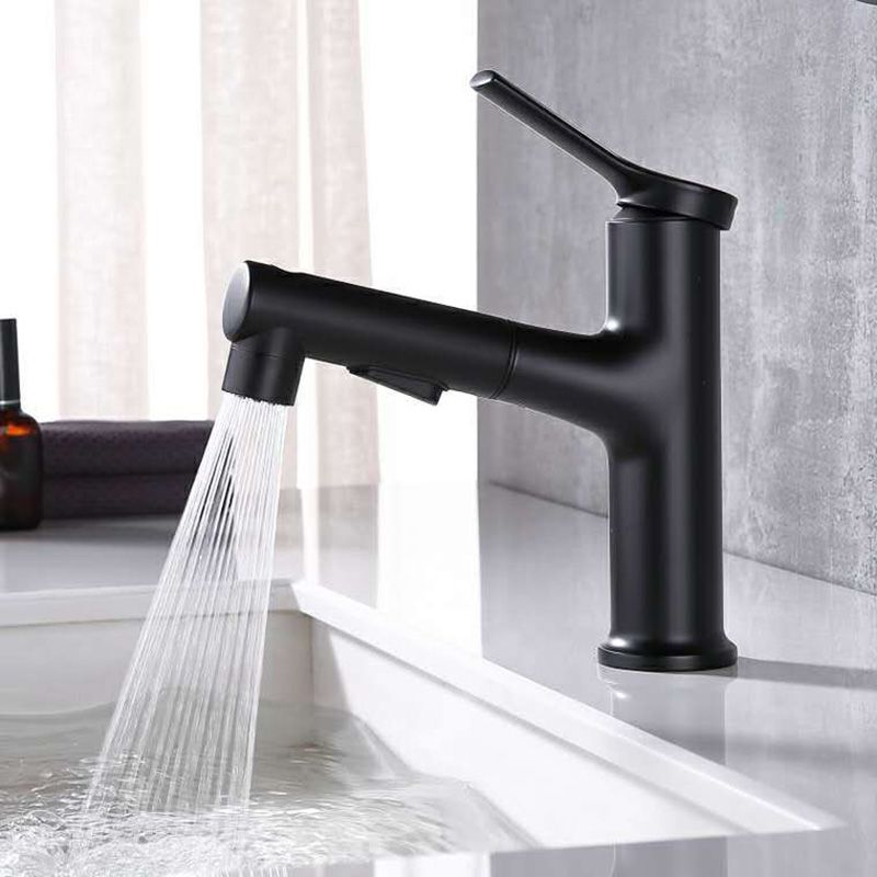 Lisslune | Contemporary Sink Faucet Plian Low Arc Center-Set Bathroom Faucet