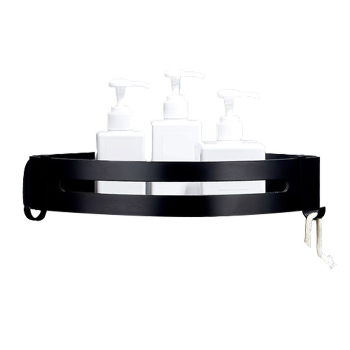 Lisslune | Black Bathroom Set Modern 1/2/3 - Piece Anti-Rust Bathroom Rack