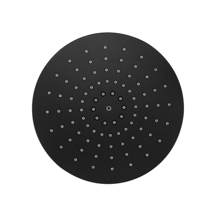 Lisslune | Contemporary Black Round Showerhead Combo Rain Shower Hand Shower