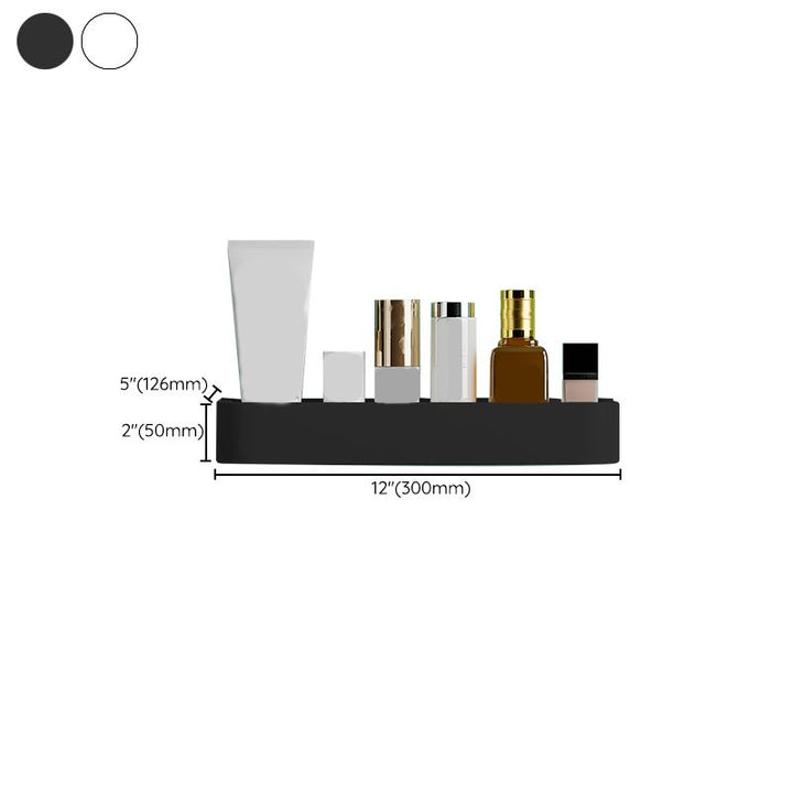 Lisslune | Contemporary Bathroom Accessories Hardware Set Aluminum Bathroom Shelf