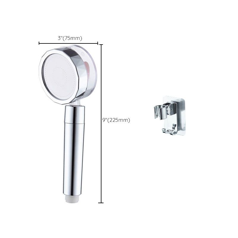 Lisslune | Contemporary Shower Head Combination Handheld Shower Plastic Wall Mounted Silver Shower Head