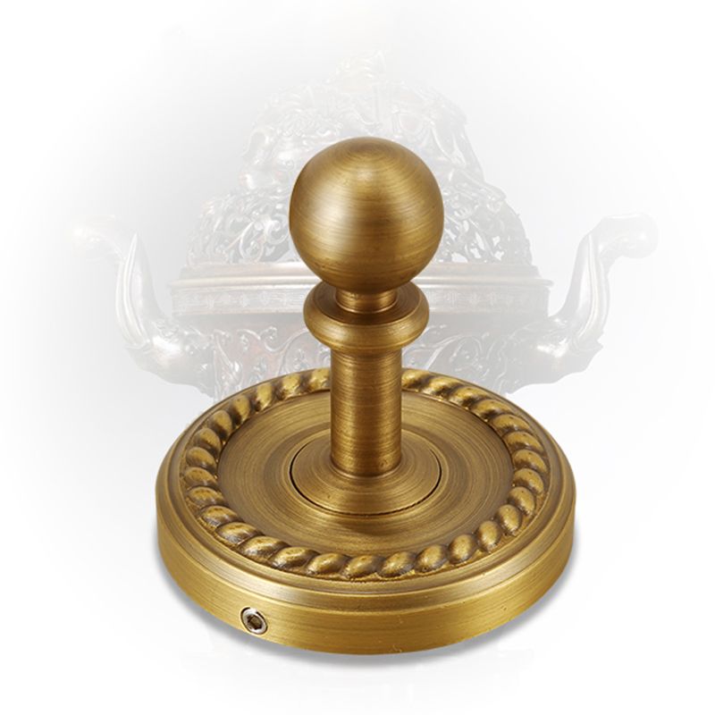 Lisslune | Brass Traditional Bathroom Accessory Set Vintage Bronze Bath Shelf/Towel Holder/Bathrobe Hook