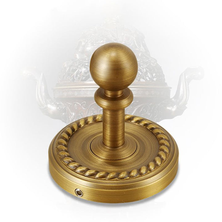 Lisslune | Brass Traditional Bathroom Accessory Set Vintage Bronze Bath Shelf/Towel Holder/Bathrobe Hook