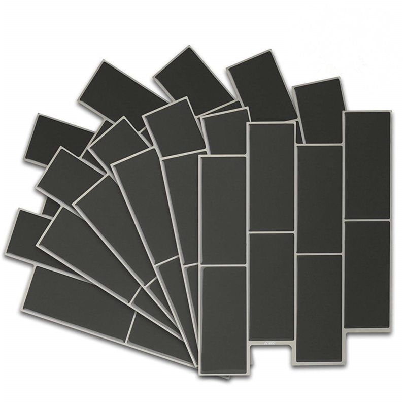 Lisslune | Peel & Stick Subway Tile Stain Resistant PVC Rectangle Peel & Stick Tile for Shower 2 Pack