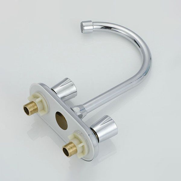 Lisslune | Button handle central faucet Contemporary design sink faucet 2-hole faucet for the bathroom