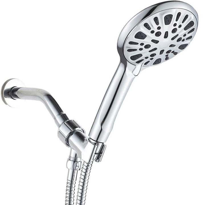 Lisslune | Modern shower head for bathroom 9-nozzle round wall-mounted shower head