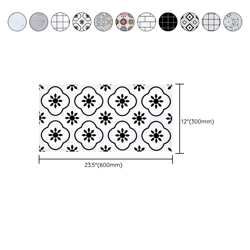 Lisslune | Modern Bathroom Peel and Stick Wall Tile Single Tile Peel and Stick Wall Tile