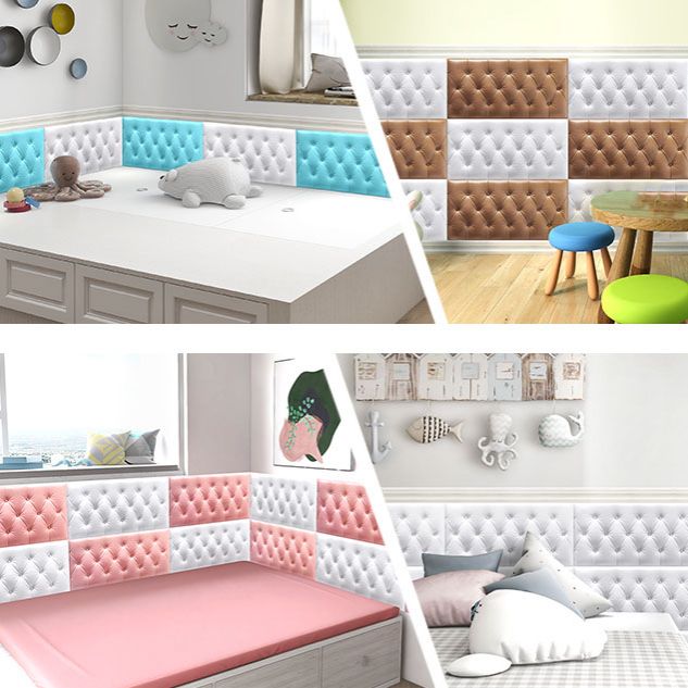Lisslune | Modern Tin Backsplash Cover Smooth Wall Ceiling Cushion Plate Set of 1