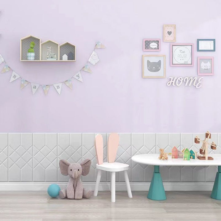 Lisslune | 3D Embossed Foam Wall Panel Living Room Waterproof Wall Panel