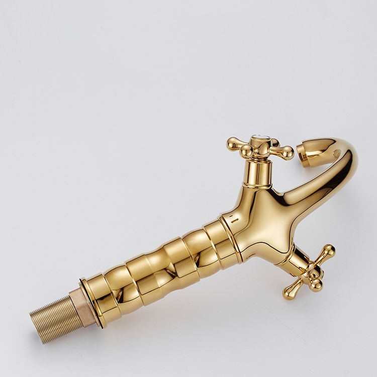 Lisslune | Vintage Wide Spread Bathroom Faucet Industrial Lever Sink Faucet
