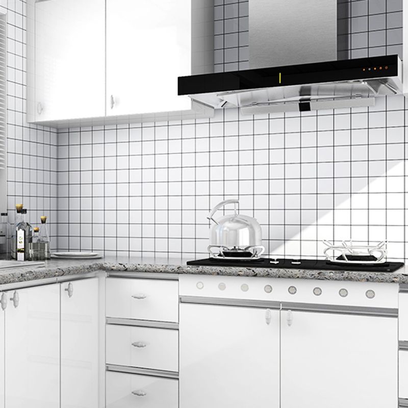 Lisslune | Individual Tile Peel and Stick Backsplash Contemporary Kitchen Paper