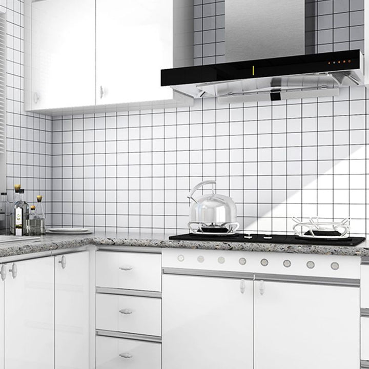 Lisslune | Individual Tile Peel and Stick Backsplash Contemporary Kitchen Paper