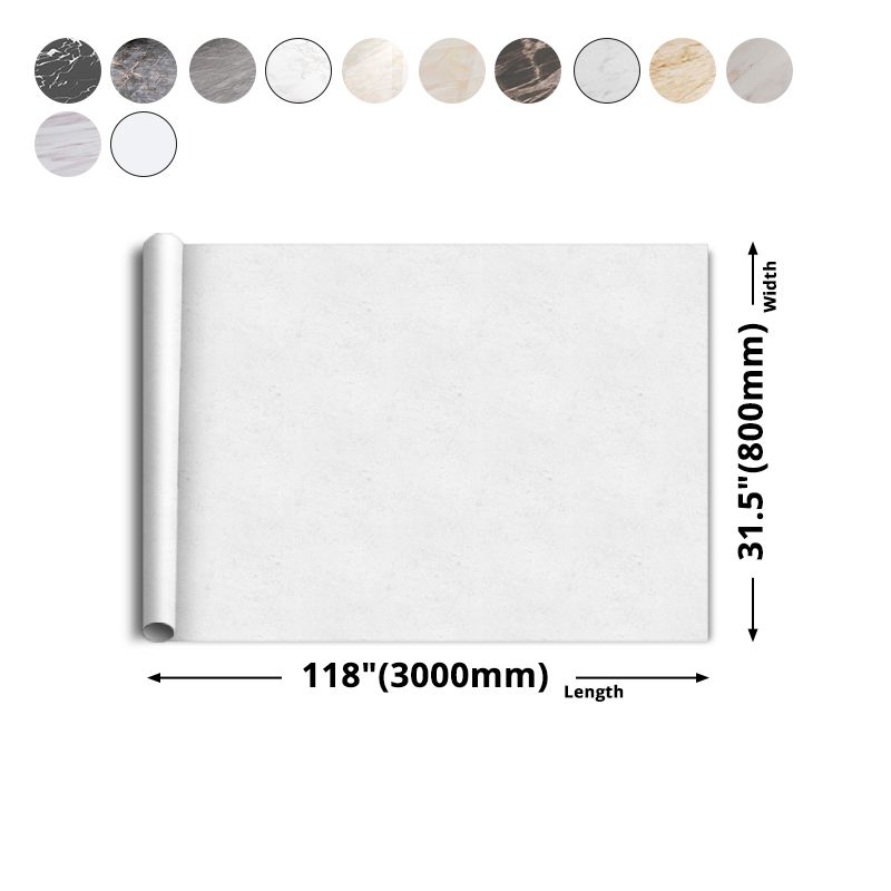 Lisslune | Modern Peel and Stick Back Wall PVC Rectangle Tile - Peel & Stick for the Kitchen