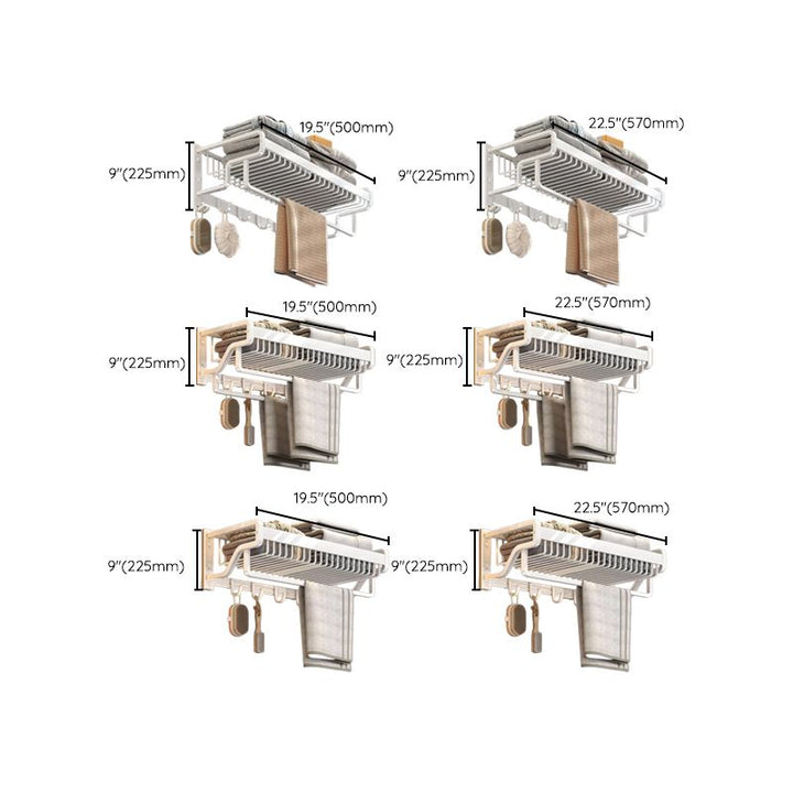 Lisslune | Modern Bathroom Accessory Set White Paper Holder Bathroom Shelf Bathroom Fittings Set