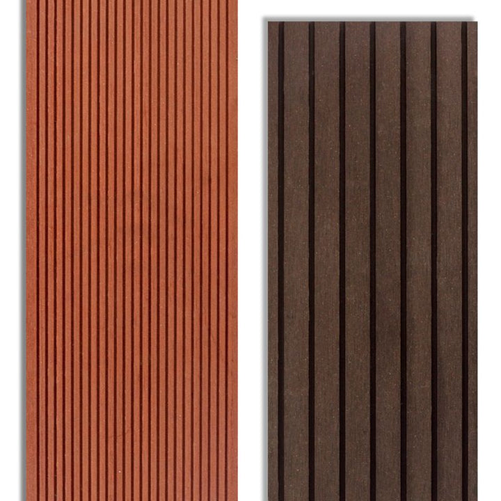 Lisslune | Outdoor Wood Decking Waterproof Striped Pattern Floorboard