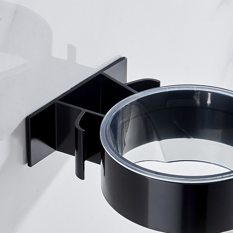 Lisslune | Modern Bathroom Accessories Set Towel Holder Black Soap Dish Bath Accessories Set