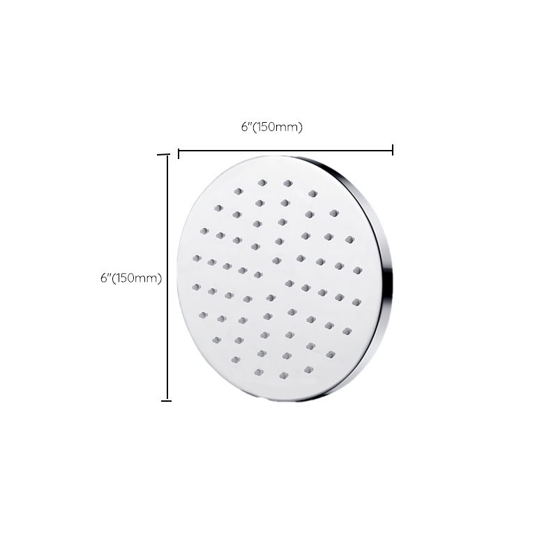 Lisslune | Metal Shower Head Combo Contemporary Round Fixed Shower Head for the Bathroom