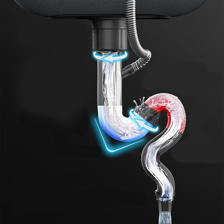 Lisslune | Modern Workstation Sink Stainless Steel Drain Arrangement and Faucet Kitchen Sink