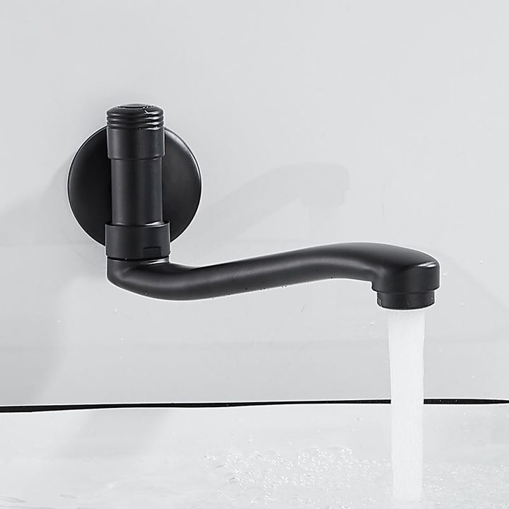 Lisslune | Shower Bath Filler Wall Mount Copper Low Arc Knob Handle Bathtub Faucet Trim