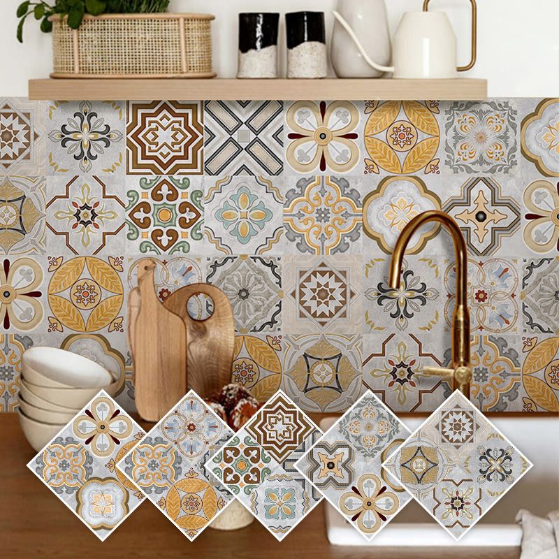 Lisslune | Pattern color stone peel-and-stick mosaic tile peel-and-stick tile